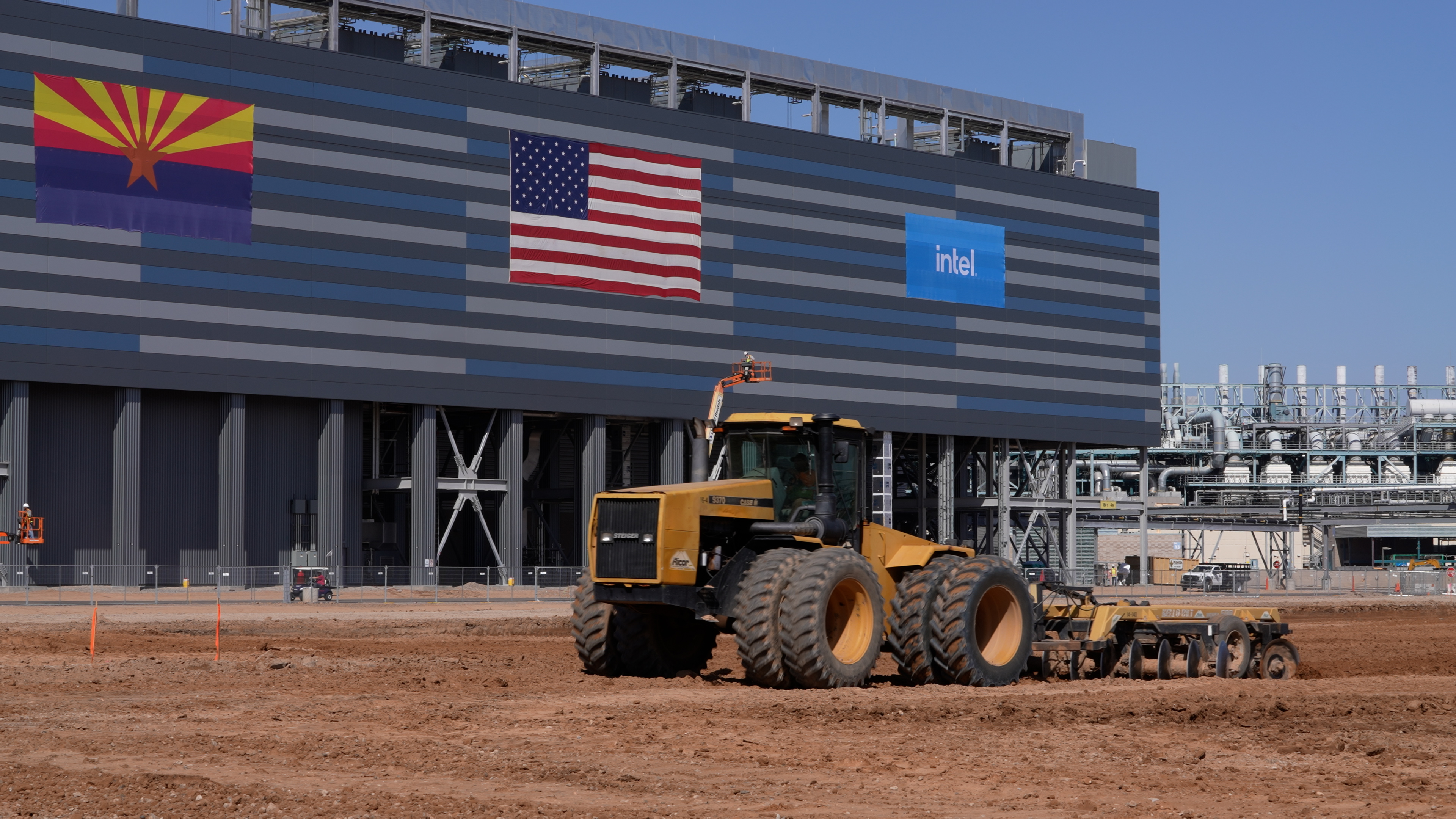 Intel breaks ground on $20bn Arizona chip plants in battle with TSMC - Nikkei Asia